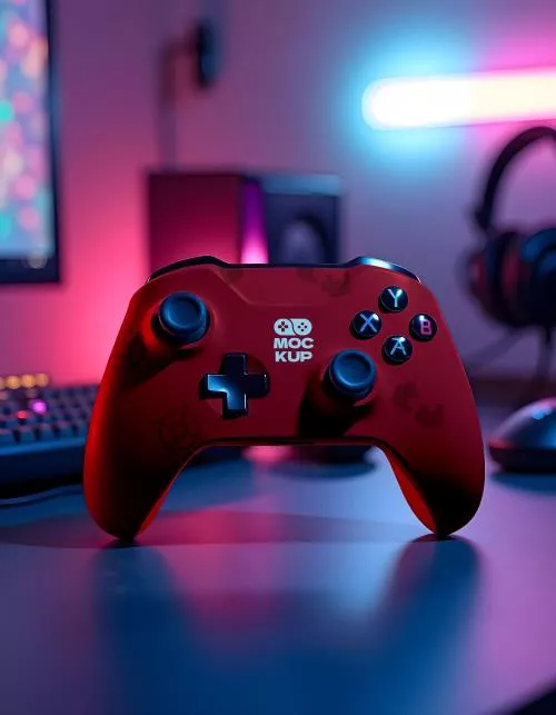 فایل PSD موکاپ برندینگ دسته بازی های ویدیویی 26884