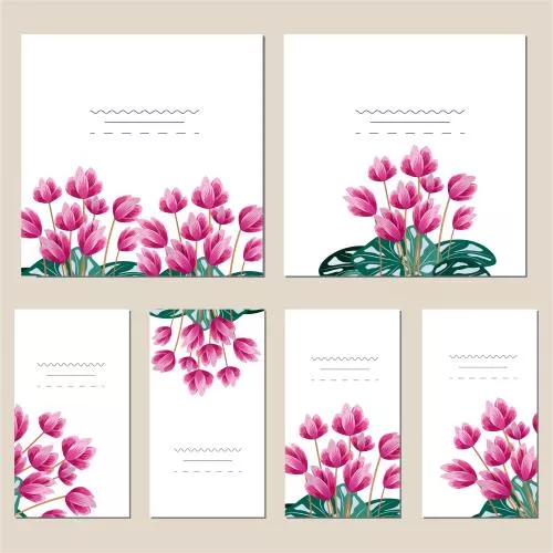 وکتور EPS مجموعه کارت دعوت عروسی 26887