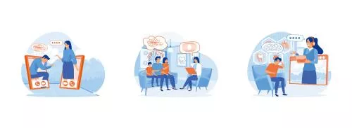 وکتور EPS مشاوره روانشناسی ، روان درمانی ، روانشناس آنلاین ، روانشناس 26978