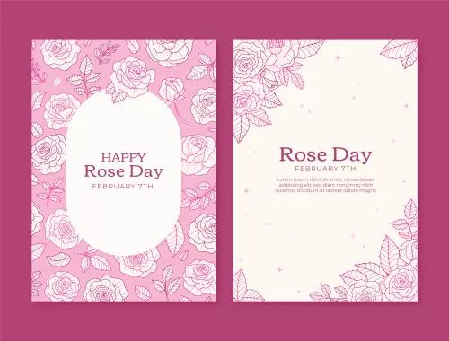 وکتور EPS و AI مجموعه کارت تبریک 27019