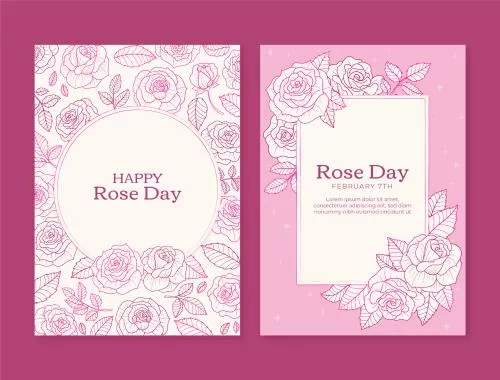 وکتور EPS و AI مجموعه کارت‌های تبریک 27020