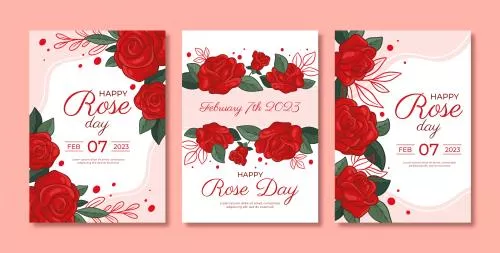 وکتور EPS و AI مجموعه کارت‌های تبریک 27021