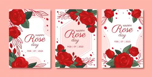 وکتور EPS و AI مجموعه کارت‌های تبریک 27022