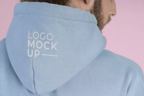 دانلود فایل PSD موکاپ کلاه هودی پوشیده برای فتوشاپ 24941