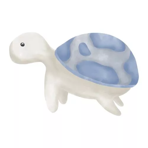 وکتور EPS لاک پشت بامزه آبرنگی 27164