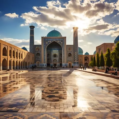 عکس با کیفیت شهر باستانی سمرقند ازبکستان 25041