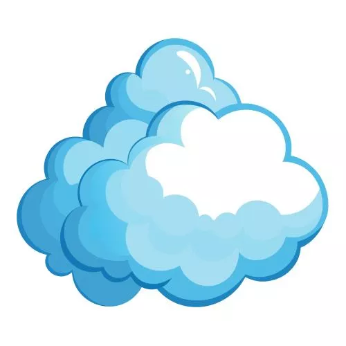 دانلود فایل EPS وکتور ابرها در تصویرسازی داستان های کارتونی 25083