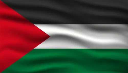 وکتور EPS قالب پس زمینه پرچم فلسطین 25157