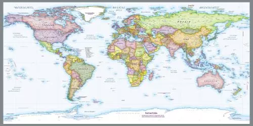 وکتور EPS نقشه سیاسی جهان  25167