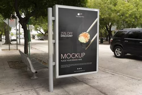 فایل PSD موکاپ بیلبوردهای خیابانی 25213