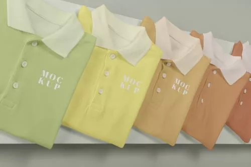 فایل PSD موکاپ مینیمالیست طراحی تی شرت پولو 25215