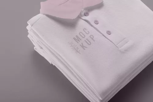 فایل PSD موکاپ مینیمال طراحی پیراهن پولو  25216