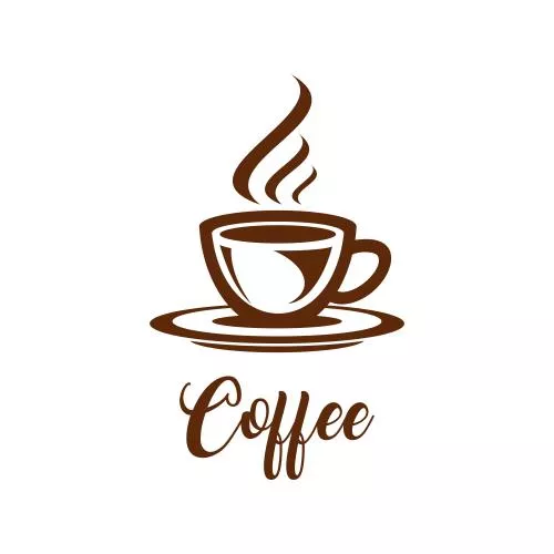 وکتور EPS وکتور قهوه مناسب برای لوگو کافه و کافی شاپ به صورت لایه باز 25320