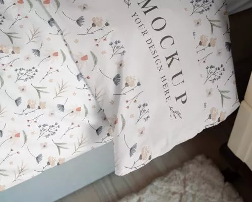 فایل PSD پترن ست رختخواب موکاپ 27438