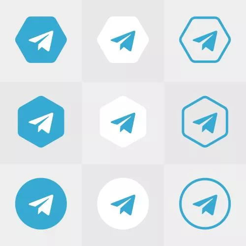 وکتور EPS لوگو تلگرام چت مسنجر شبکه اجتماعی 27553