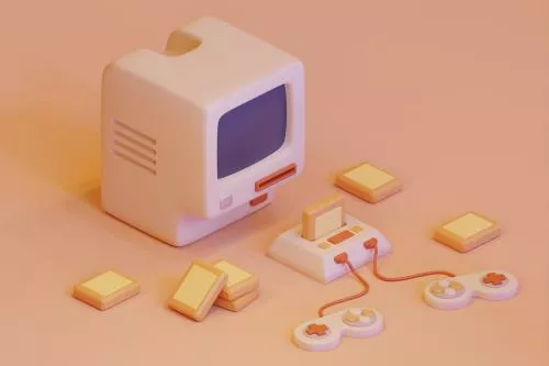 عکس با کیفیت از کامپیوتر قدیمی - رترو 28176