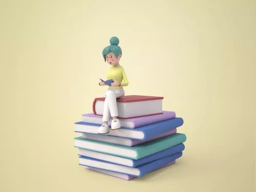 فایل PSD تصویرسازی کارتونی سه بعدی زن 28181