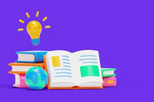 فایل PSD تصویرسازی سه بعدی روز جهانی کتاب 28185