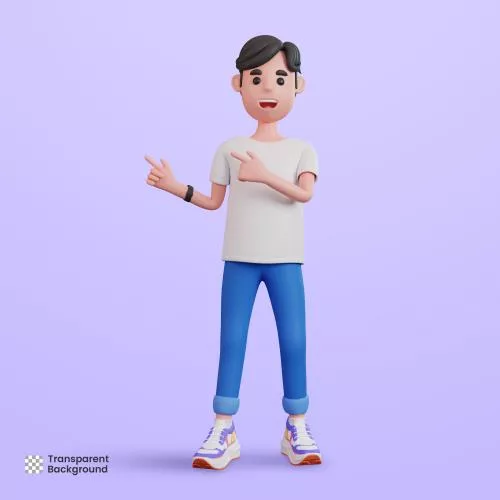 فایل PSD کاراکتر سه بعدی مرد 28198