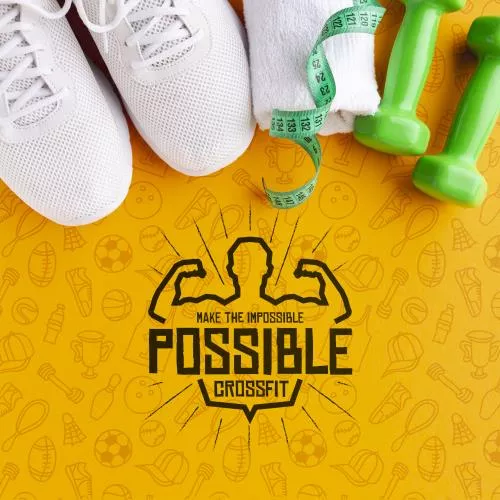 فایل PSD وسایل و تجهیزات کلاس تمرینات بدنسازی 28228