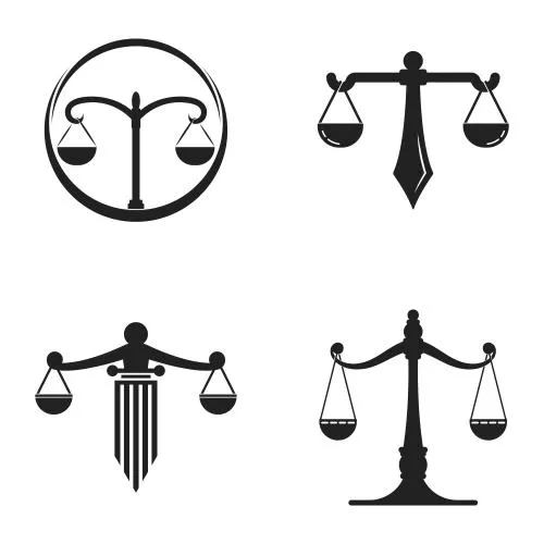 وکتور EPS قالب وکتور لوگو شرکت حقوقی 28237