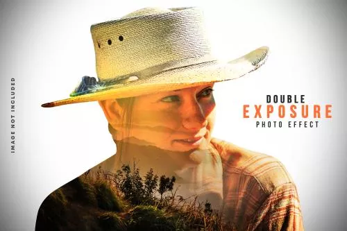 فایل PSD افکت عکس دوگانه فتوشاپ 25376