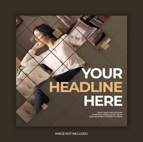 فایل PSD قالب اینستاگرام مدرن و شیک برای فتوشاپ 25404