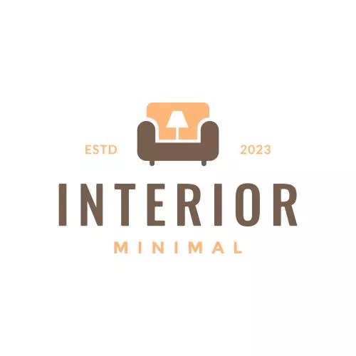 وکتور EPS طراحی لوگوی مینیمالیستی مدرن و ساده با تصویر آیکونیک صندلی و مبل و چراغ 25456