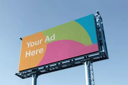 فایل PSD موکاپ بیلبورد 25458