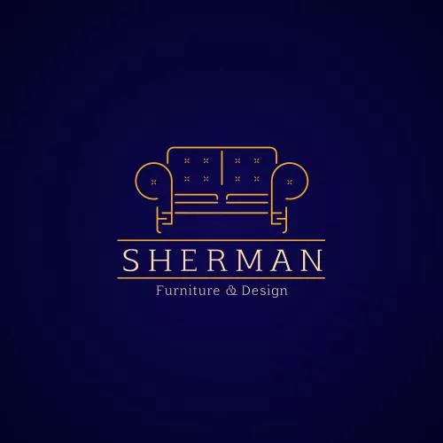 وکتور EPS و AI قالب لوگو مبلمان شیک 25493