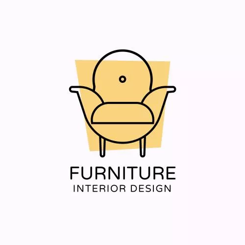 وکتور EPS و AI لوگو مبلمان مینیمالیستی 25513