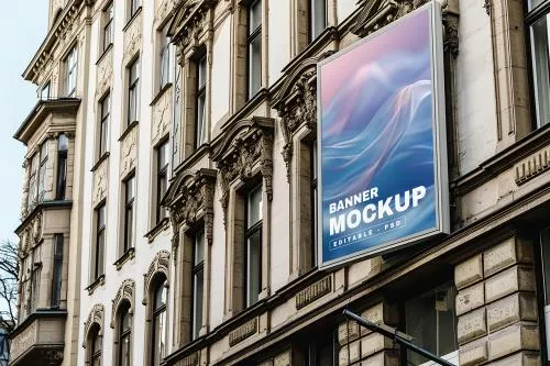 فایل PSD موکاپ بیلبورد فضای باز رایگان 25536