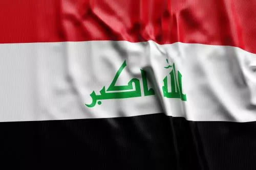 عکس با کیفیت پرچم ملی عراق تصویر سه‌بعدی 25573