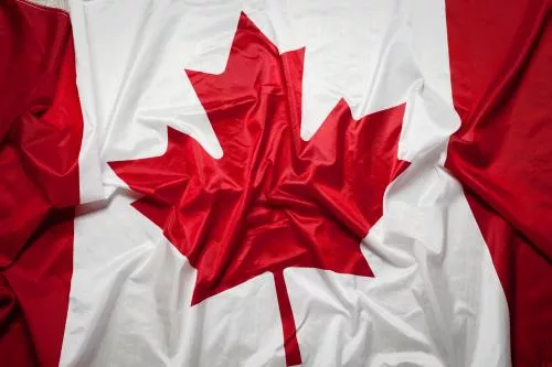عکس با کیفیت پرچم چین دار کانادا 25578