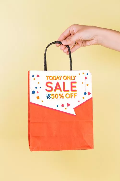 فایل PSD موکاپ ساک دستی خرید 25683