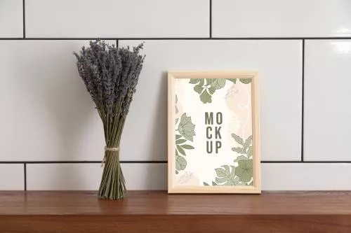 فایل PSD موکاپ قاب مدرن با طراحی مینیمال رایگان 25705