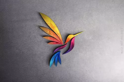 موکاپ رایگان PSD به صورت لایه باز جهت نمایش لوگو با زمینه  مشکی طوسی