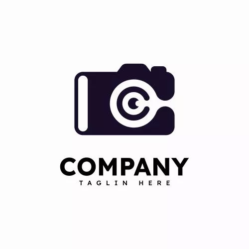 وکتور EPS نماد لوگوی دوربین 25908