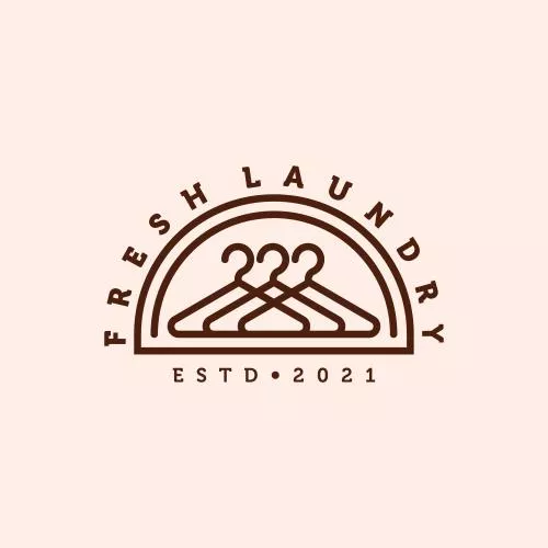 وکتور EPS لوگو مینیمالیستی لباس و پوشاک و آویز لباس 25919