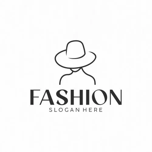 وکتور EPS تصویرسازی لوگوی کسب و کار فروشگاه مد و لباس بانوان 25885