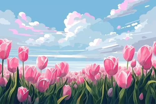 وکتور EPS نقاشی آبرنگ گل زیبا با پس زمینه سفید و ترکیب دسته گل برای دکور 25762