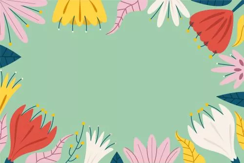 وکتور EPS و AI کاغذ دیواری بهاری خلاقانه 25774