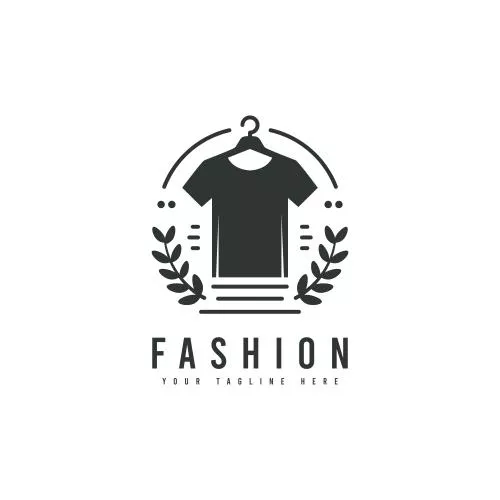 وکتور EPS لوگو مد و لباس و پوشاک مینیمالیستی - لوگو مد و پوشاک 25942