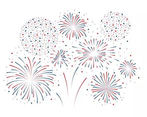 وکتور EPS پس زمینه آتش بازی سال نو مبارک 25781