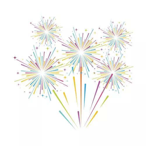 وکتور EPS آیکون وکتور آتش بازی 25792