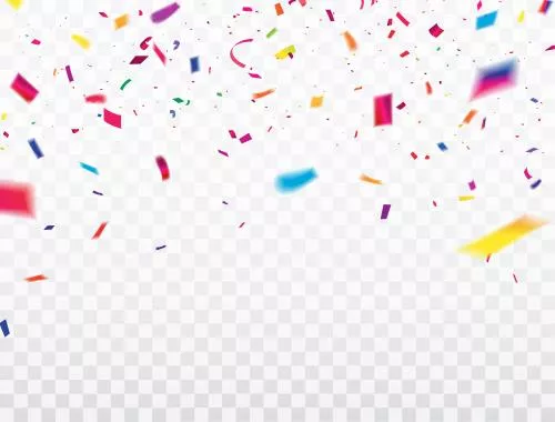 وکتور EPS قاب روبان های رنگارنگ کاغذ رنگی 26003