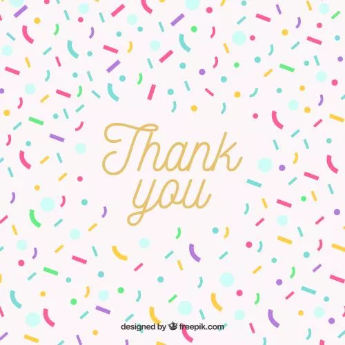 وکتور EPS و AI ترکیب تشکر صاف با کاغذ رنگی 26015