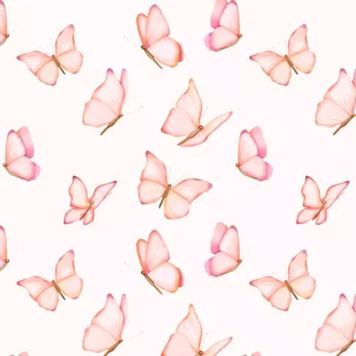 وکتور EPS و AI طرح پترن آبرنگی پروانه 26050