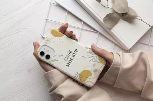 فایل PSD موکاپ قاب موبایل 26148