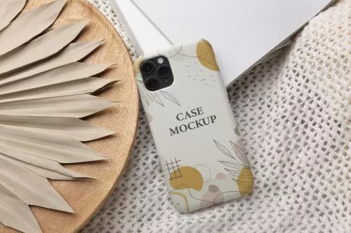 فایل PSD موکاپ قاب موبایل - موکاپ قاب آیفون 26155